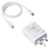 شارژر 45 وات سامسونگ EP-T4510 سه پین ساخت ویتنام اورجینال لیبل دار با کابل