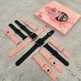 اپل واچ دخترانه سری 10 مدل X50 Mini سایز 41 با 5 عدد بند اضافه