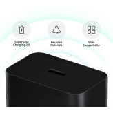 شارژر سامسونگ مدل EP-T4511 توان 45 وات سه پین اصلی ساخت ویتنام اورجینال